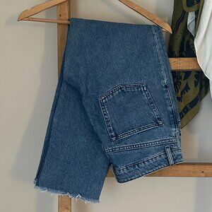 Jeans w/ Fringe Hem | 28W